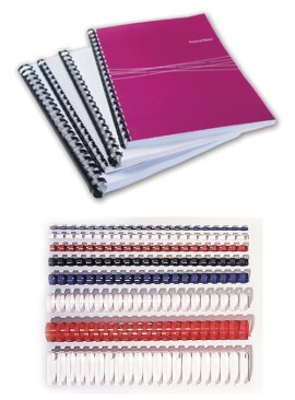 Grzbiety Plastikowe 28 mm do 270 kartek